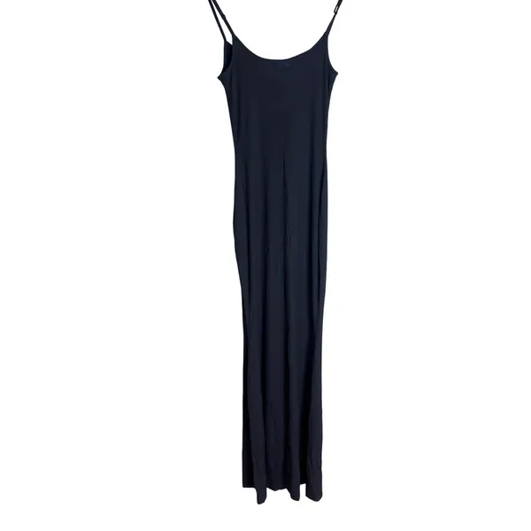 SKIMS Soft Lounge Long Slip Women's Ribbed Maxi Dress Graphite Size M - Image 5