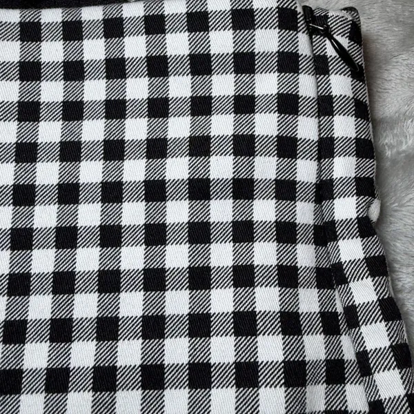 Old Navy Womens Size 14 Black White Gingham Check Skinny Ankle Pants Stretch - Image 12