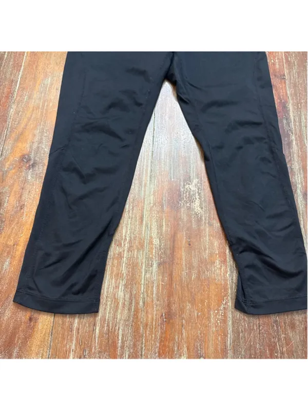 Nike Dri Fit Cropped Leggings Women's Medium Black - Image 3