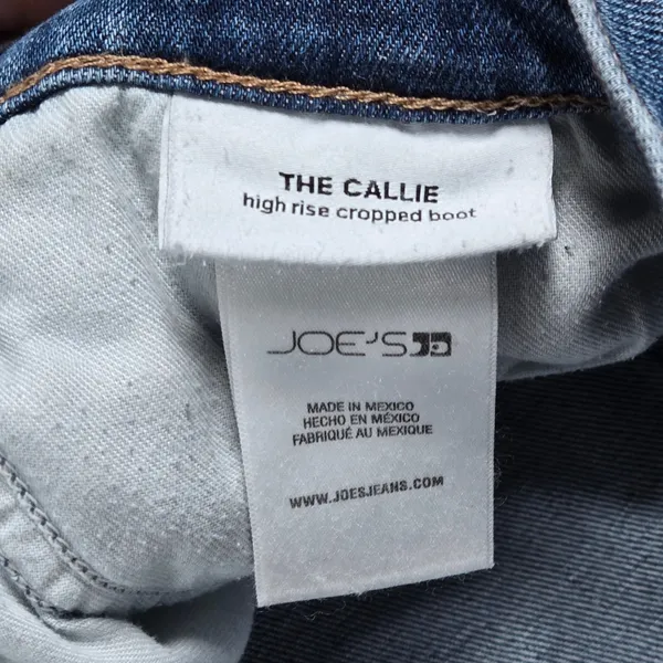 JOE'S Jeans The Callie High Rise Cropped Boot‎ Cut Denim Solstice Womens Size 29 - Image 5