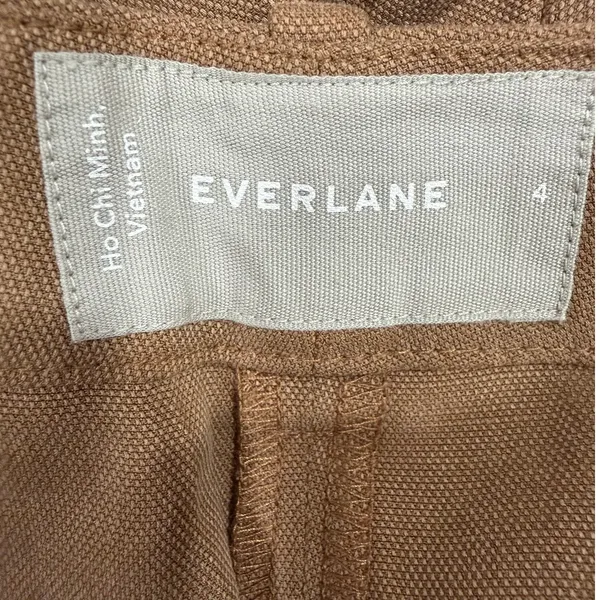 Everlane The Put Together Pleat Pant Toasted Coconut Brown Ankle Preppy NWT 4 - Image 7