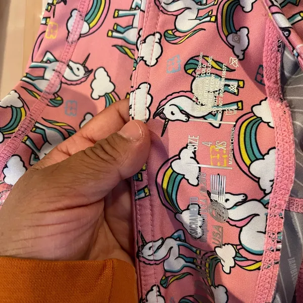 IAB MFG Rainbow Unicorn‎ Workout Shorts Women's Size 4 XS - Image 5