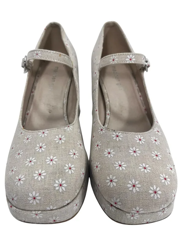 Madden Girl Mantel Floral Mary Jane Platform Heels - Image 3