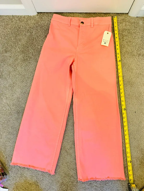 Billabong Free Fall High-Waist Pants 31” Papaya - Image 5