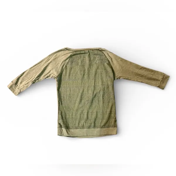 Poof! Sage Long Sleeve Women's Top Sz S - Image 4