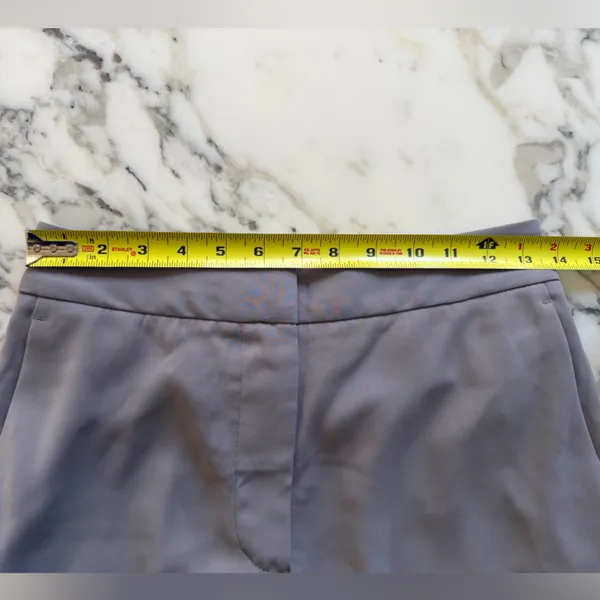 NWT Quince Women's Stretch Crepe Classic Trouser Pants 30" Pants Coastal Grey 6 - Image 7