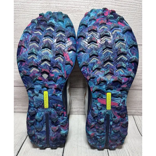 Saucony Peregrine 12 Blue Gold Pink Trail Running Sneakers Womens Sz 9.5 - Image 8