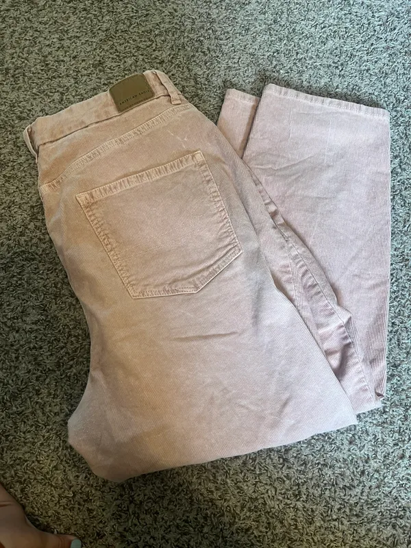 American Eagle Outfitters Moms Jeans Size 16 Pink Samon Color - Image 2