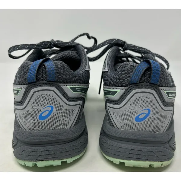 Asics Women's Light Green Gray Canvas Gel Venture 7 Sneakers Size‎ 6 - Image 4