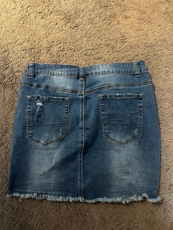 Jean Skirt Blue - Image 2