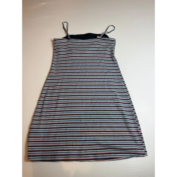 Hollister Striped Ribbed‎ Bodycon Mini Dress Sleeveless Casual Summer Size S - Image 5