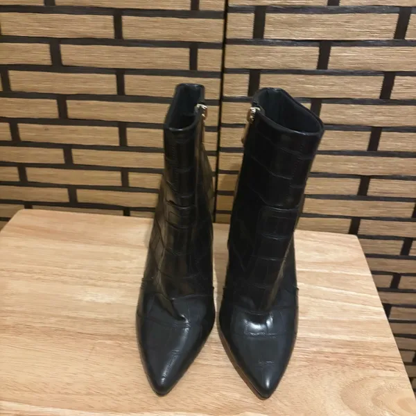 Lemon Drop By‎ Privileged Black Pointed Toe Boots Size 5.5 - Image 3