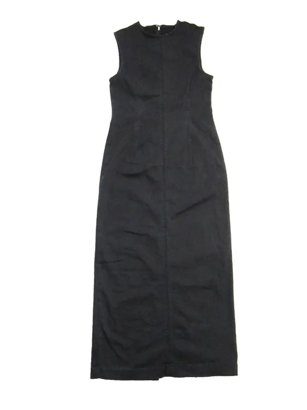 NWT Reformation Kendi Denim Midi in Washed Black Sleeveless Stretch Dress 10 - Image 5