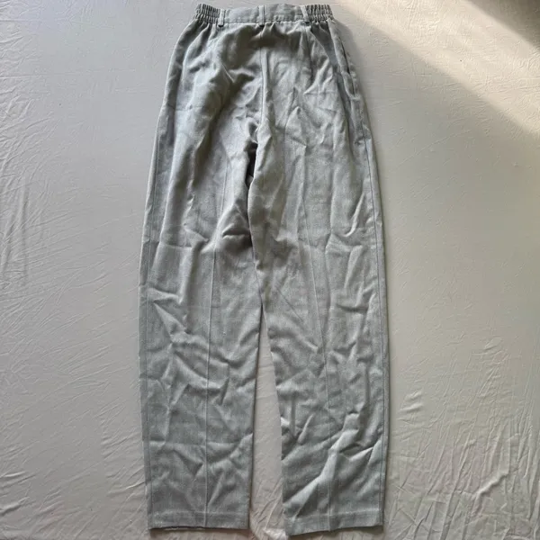 Vintage Casual Corner Pleated High Waisted Trousers - Image 3