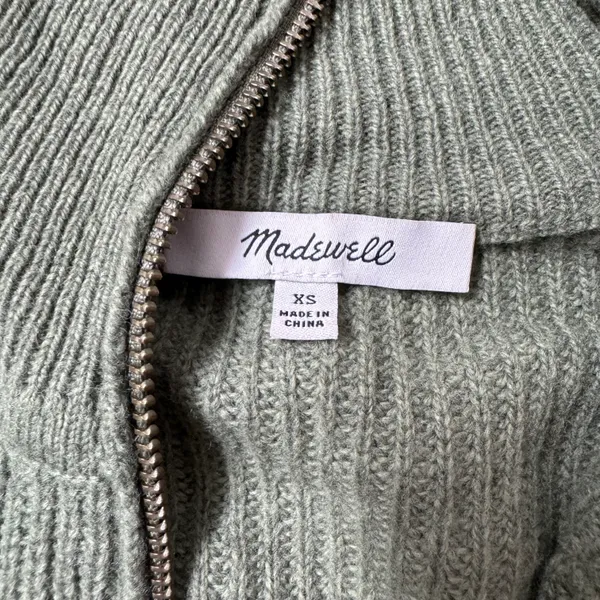 Madewell Half-Zip Knit Sweater - Image 3