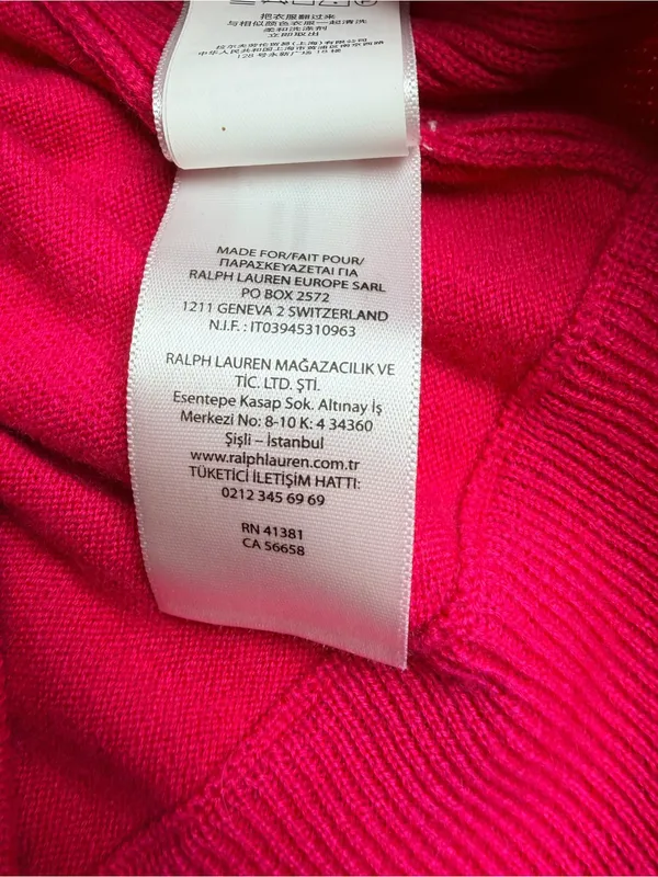 Polo Golf Ralph Lauren Women S Pink Cashmere Blend Full Zip Hooded Sweater - Image 9