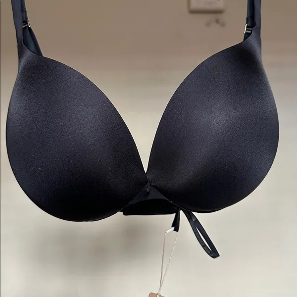 Skims Women’s Ultimate Collection Push-Up Plunge Bra, color onyx ‎ Size:34DD NWT - Image 6