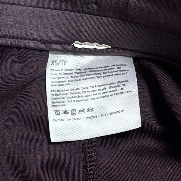 Lululemon‎ Softstreme High-Rise Straight-Leg Cropped Pants Brown Minimalist XS - Image 8