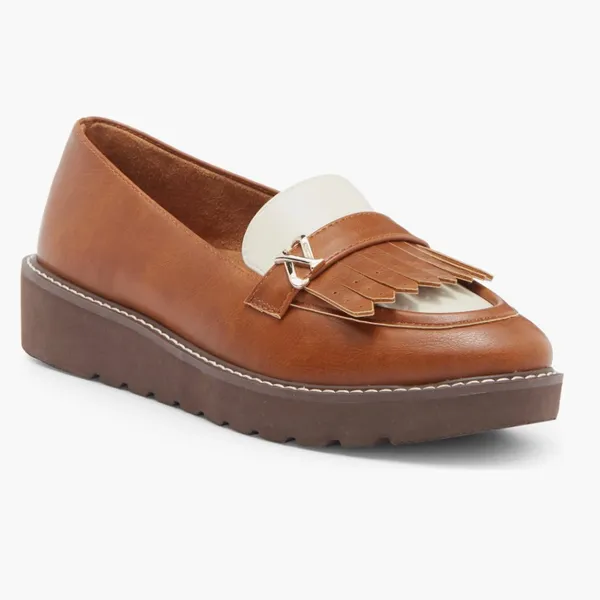NEW Naturalizer Expert Kilted Platform Loafer 11M, CIDER WHITE - Image 2