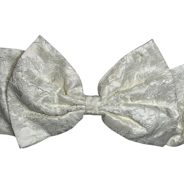 NWT Babyboo Salome Ivory Floral Jacquard Bow Corset Strapless Mini Dress Size XS - Image 12
