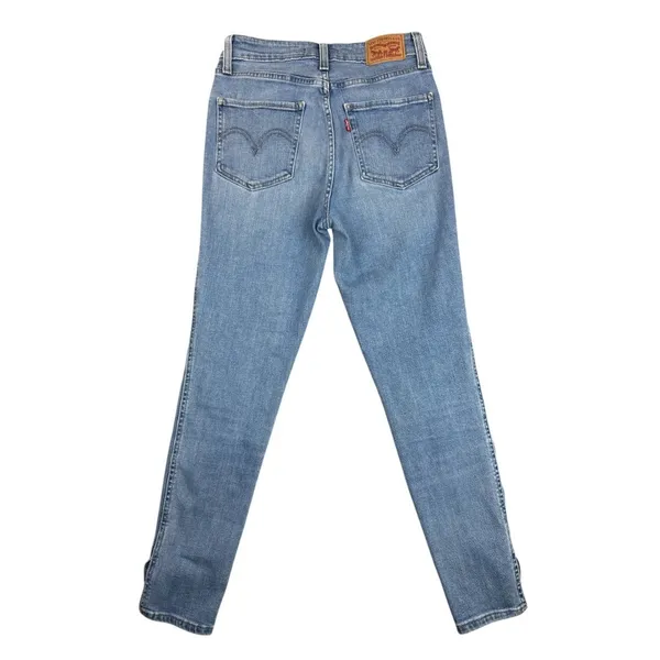 Levi's 721 Women's‎ 27 High Rise Skinny Ankle Jeans Button Fly Slit Ankle - Image 9