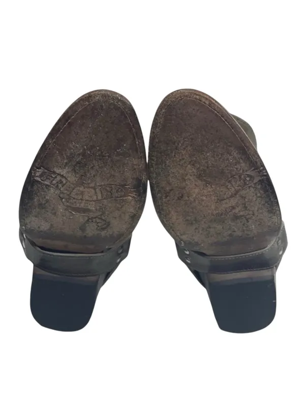 FREEBIRD by Steven aso Free People 𖤐 Santiago Distressed Leather Booties Boots 𖤐 Taupe - Image 13