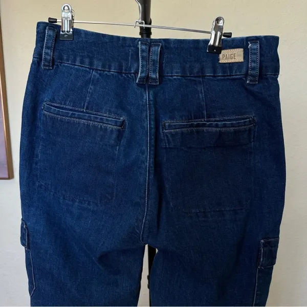 PAIGE Dion Jeans with cargo pockets size 31‎ dark wash - Image 11
