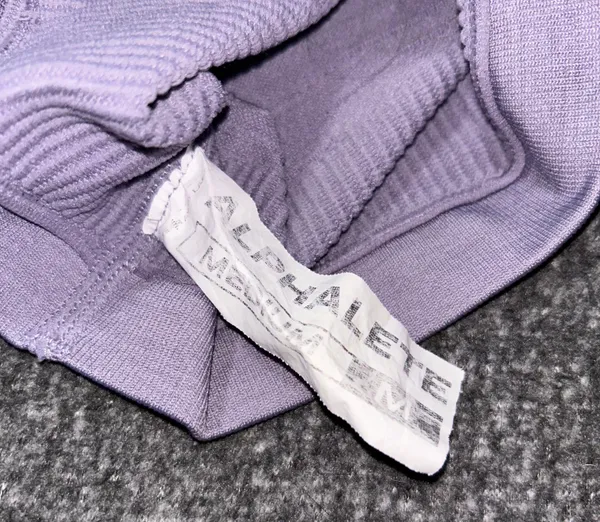 Alphalete Ozone Shorts 5.5” Size Medium Lavender Purple Workout Ribbed Gym - Image 4