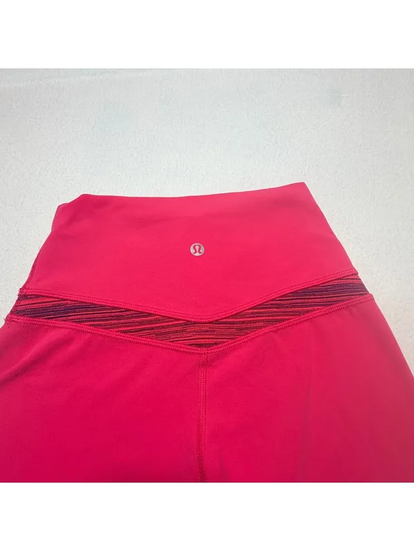 Lululemon High-Rise Red Leggings Size 4 - Image 8