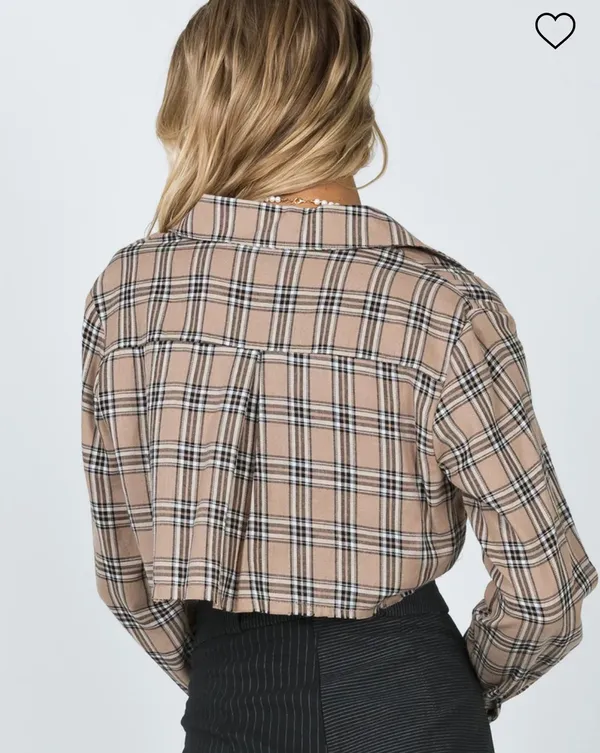 Princess Polly Nora Cropped Shirt - Image 4