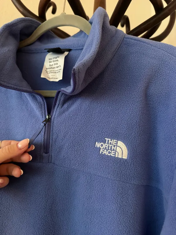 North Face Fleece Half Zip Sweater - Image 4