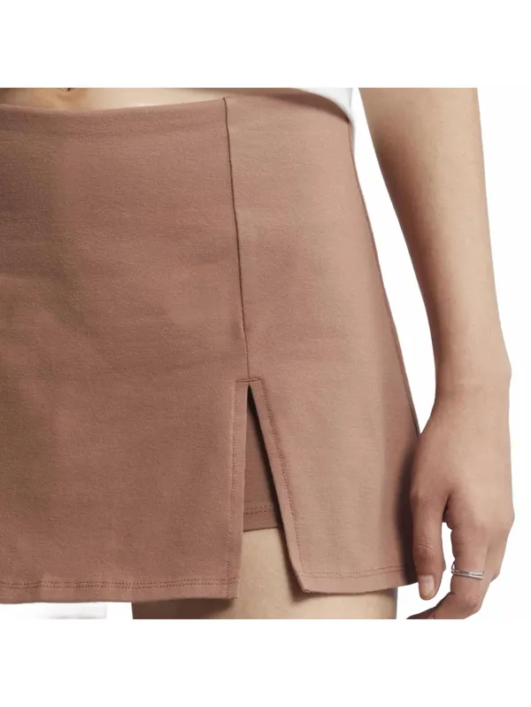 BP Cotton Knit Mini Skort Brown Topaz Size Small - Image 9