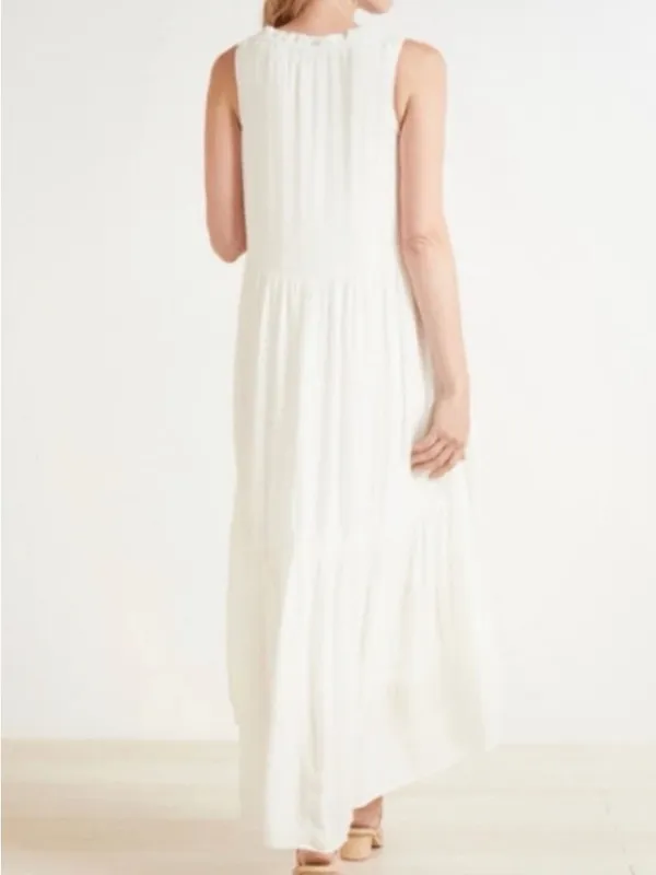 Roan + Ryan White Evereve Bella Sleeveless Flowy Midi Dress Size XS - Image 2