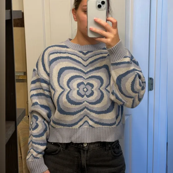 Le Lis multicolor cropped sweater - Image 3