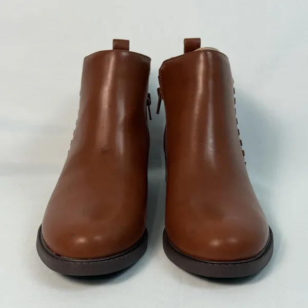 Easy‎ Spirit Size-9 M Women's Lorand Brown Block Heel Casual Booties - Image 11