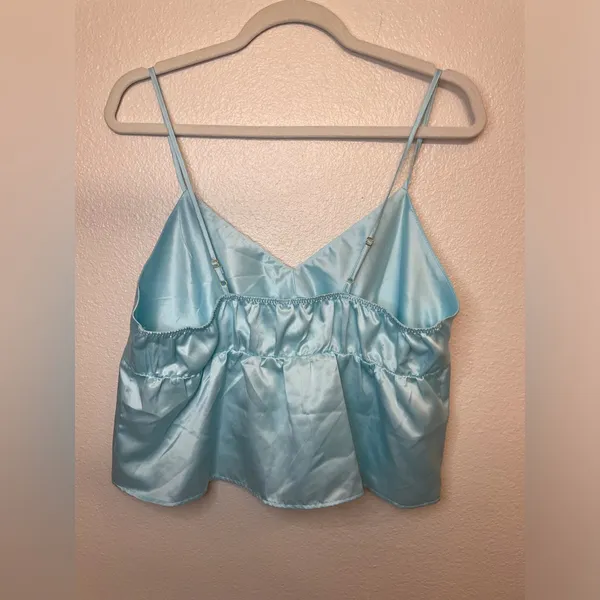 Set of 2 Flora Nikrooz NWT Women’s Baby Doll‎ Blue Pajama Set Size L - Image 4