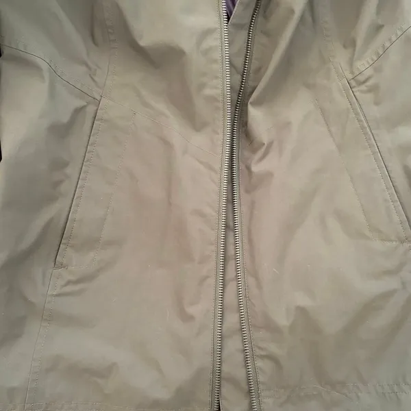 Marmot Lea Jacket Small Olive Green Hooded Raincoat - Image 11