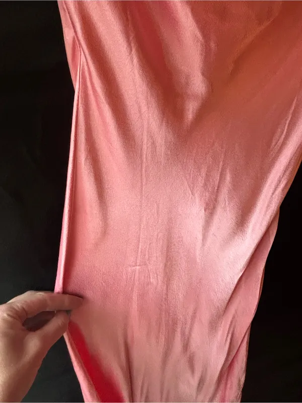 SNDYS Pink Satin Strapless Maxi Dress, NWT - Image 8
