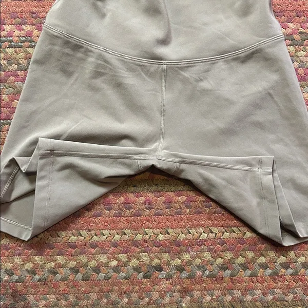 Lorna Jane Taupe Tan Spandex Bike Shorts Athletic 6” - Image 4