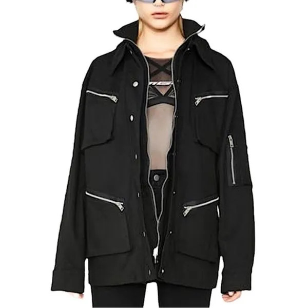 I.AM.GIA x REVOLVE Black‎ Elevara utility zip Jacket size XS - Image 3