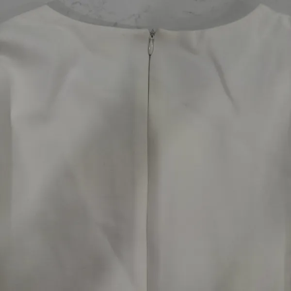 Just Me Elegant White Bell Sleeve Dress - Image 6