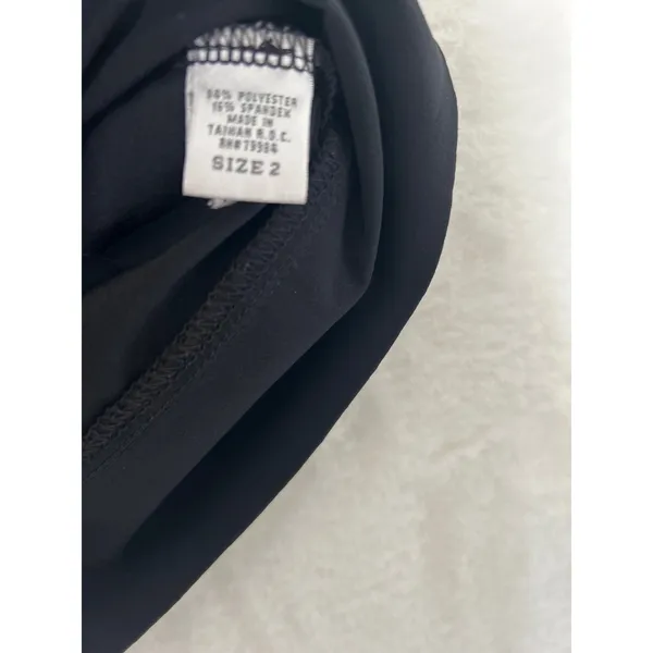 TailorBlack Full Zip Performance Golf‎ Vest Mock Neck Black Size 2 - Image 4