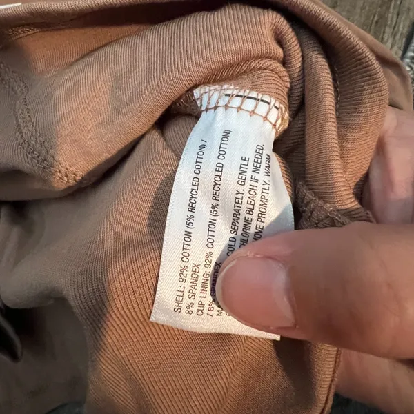 NWT‎ Future Collective medium top Tan - Image 7