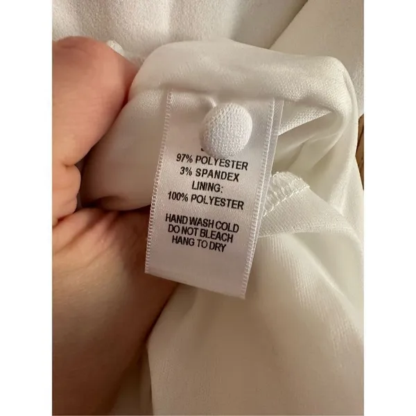 Lulus Your Time White Off-the-Shoulder Bodycon‎ Dress XS - Image 12