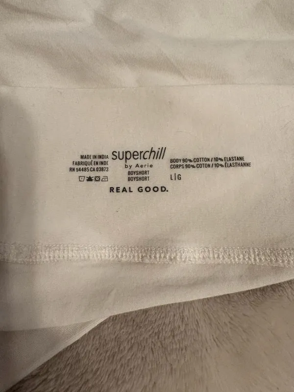 Aerie White Boxer Pajama Shorts - Image 3