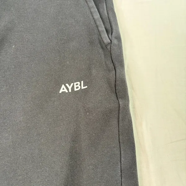 AYBL womens black jogger sweatpants. Size M. athleisure, loungewear, drawstring - Image 3