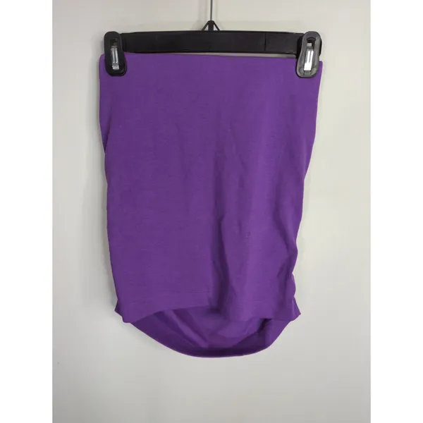 Zara Purple Mini Ruched Gathered Skirt Women's Small Night Out Chic‎ Party NWT - Image 4