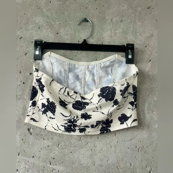 floral corset crop top - Image 5