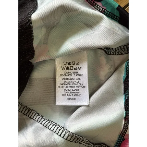 Tommy Bahama Golf Performance Floral Quarter Zip Shirt Stretch Women Size Small - Image 10