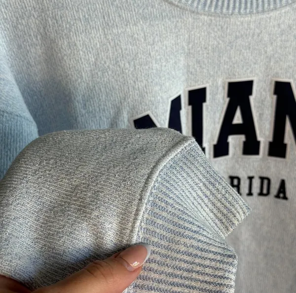Miami Crew Neck Sweatshirt Blue Size XL - Image 7